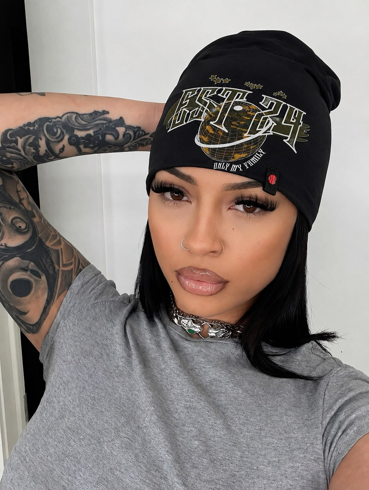 OMF EST. 24 Blackout Field Beanie